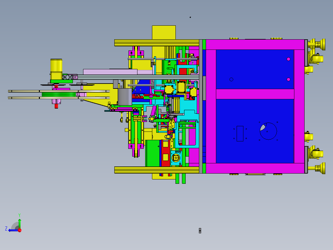 自动包装机设备sw19右视图