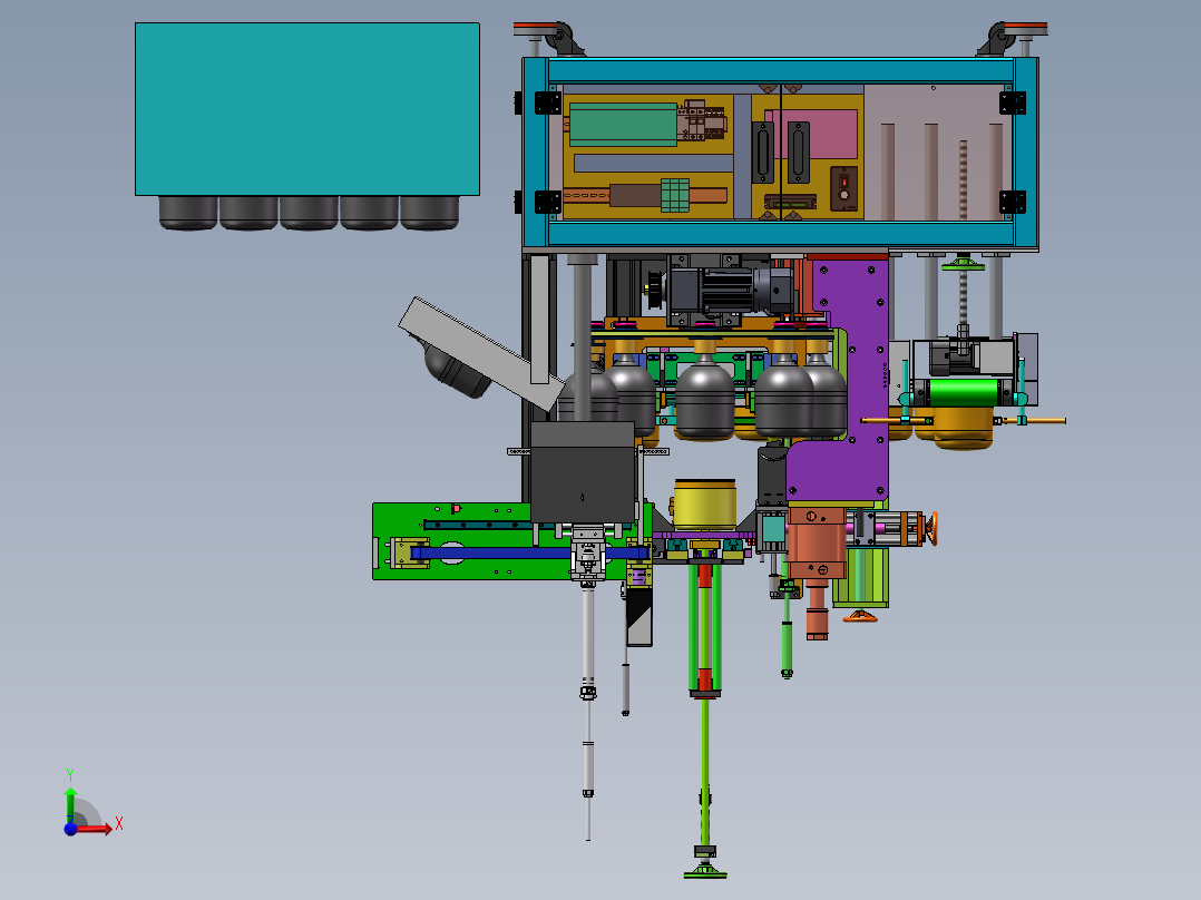 灯泡自动压罩机sw18可编辑前视图