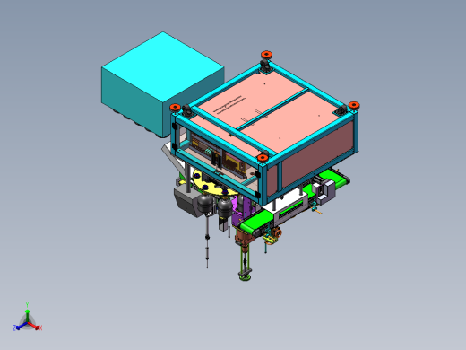 灯泡自动压罩机sw18可编辑正等轴测缩略图