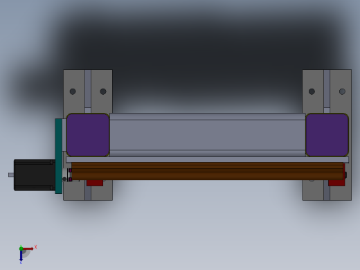 飞秒激光深孔加工理论与系统设计（sw14可编辑+cad+说明书）俯视缩略图
