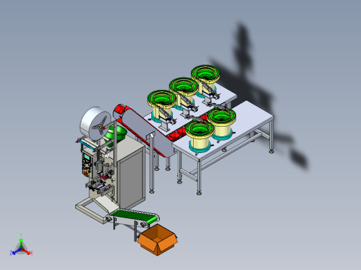 牙刷全自动包装机step
