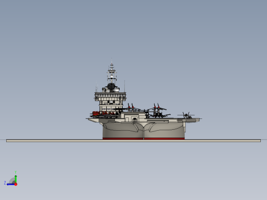 航空母舰右视缩略图