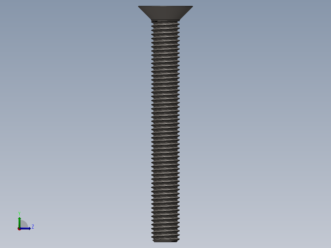 Screw_ISO_10642_M12x100_A2左视图