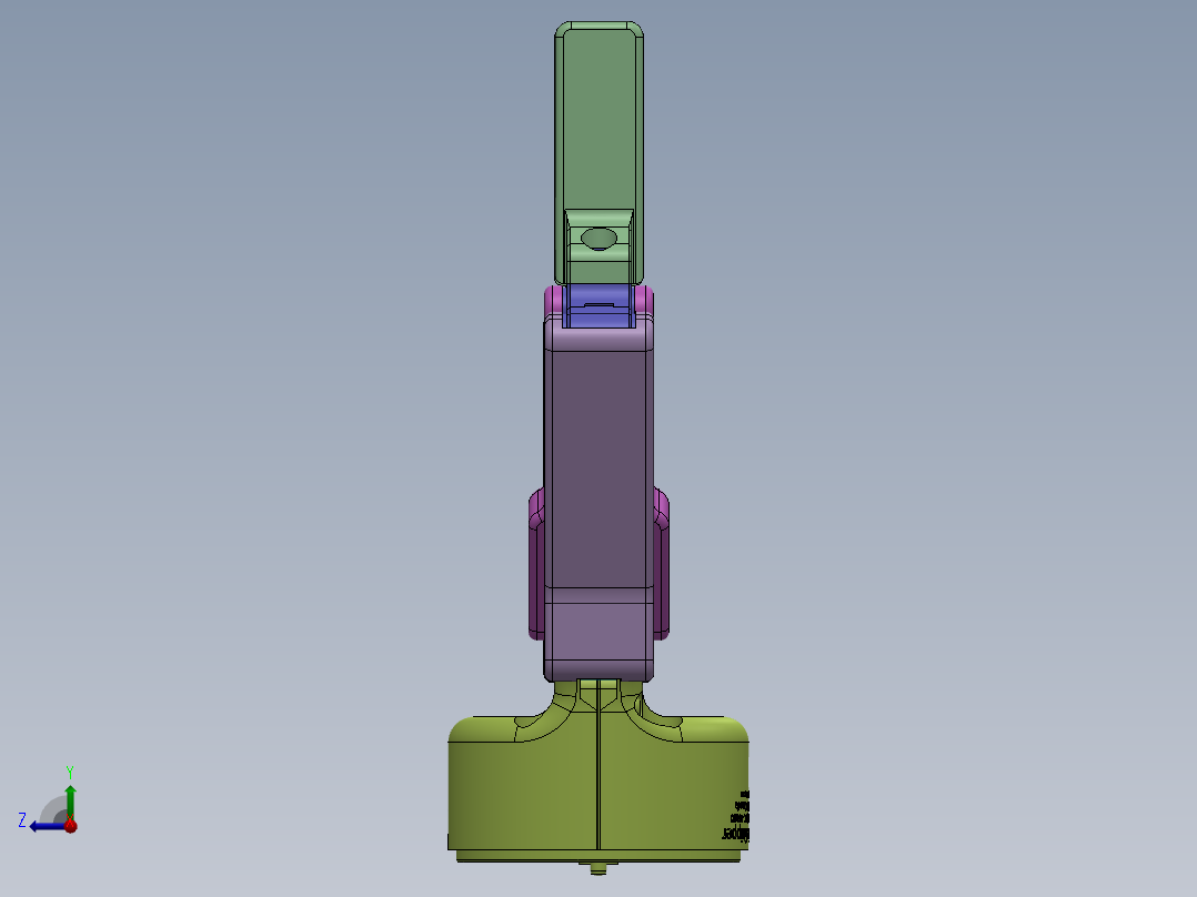 二指夹持器（需要特征识别）右视图