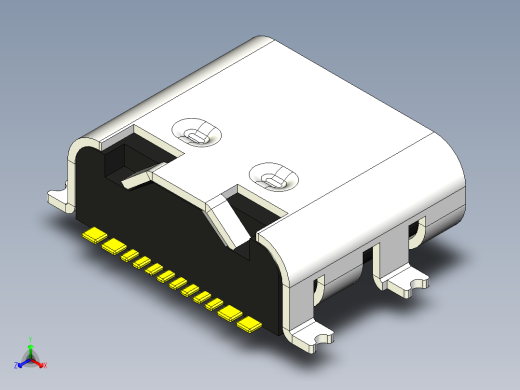 USB C型贴片12针贴片11