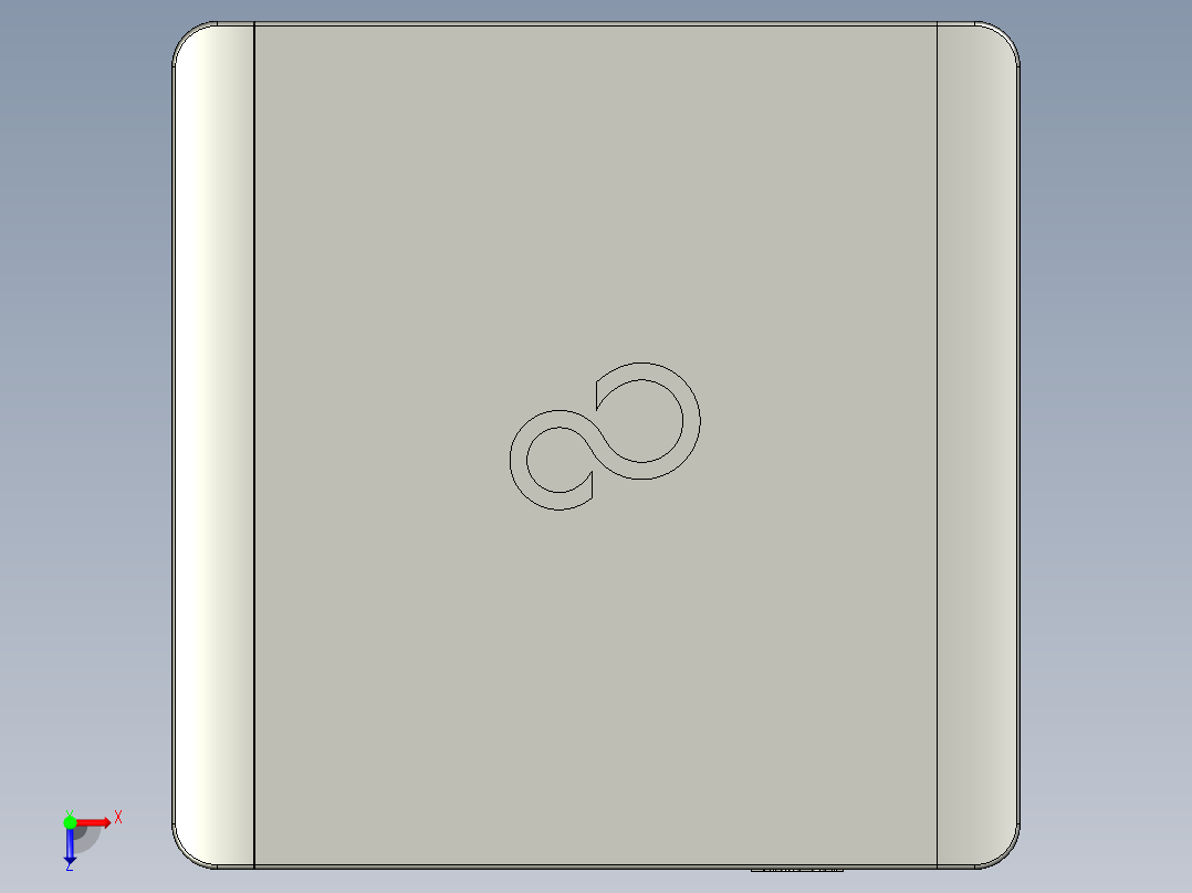 富士通esprimo q910 tiny i5 12俯视图