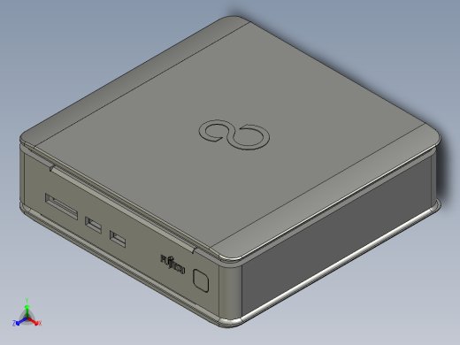 富士通esprimo q910 tiny i5 12正等轴测缩略图