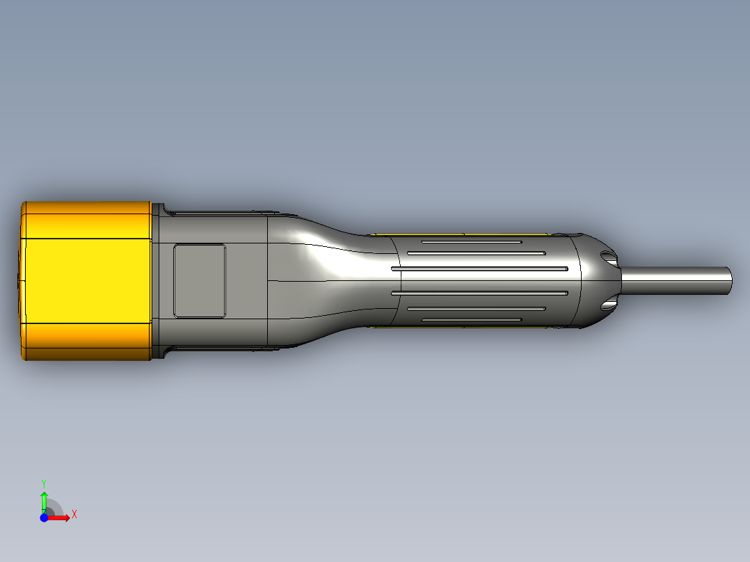欧标桩端充电枪前视图