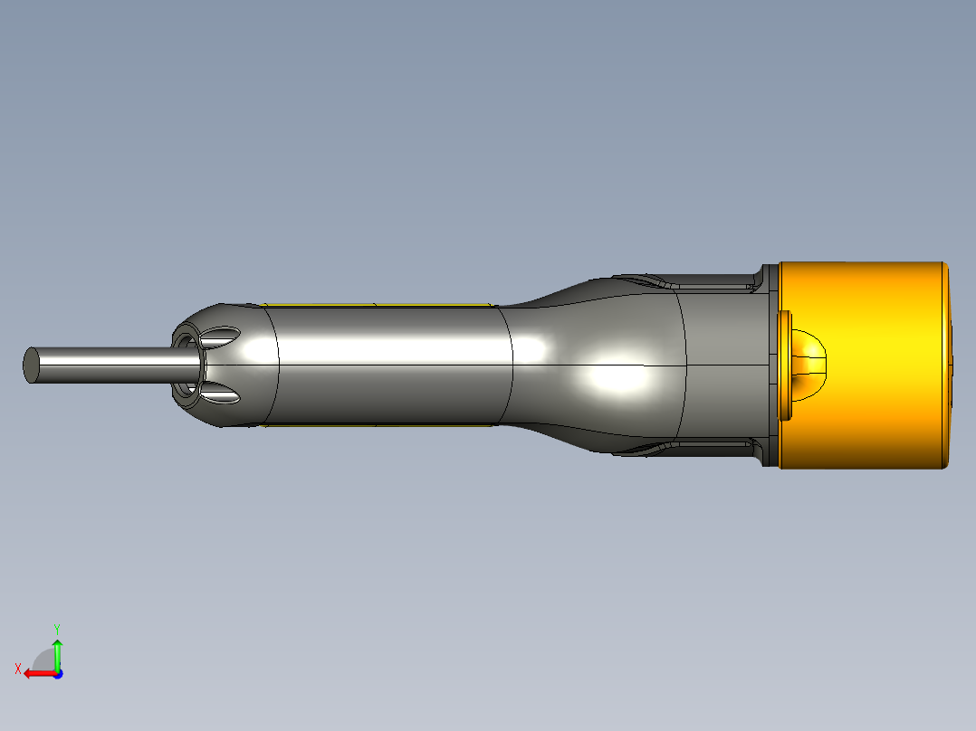 欧标桩端充电枪后视图