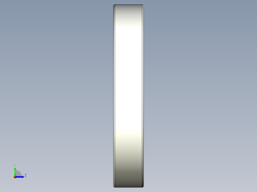 完整的公制6000-2RS，双密封轴承库SolidWorks和Step模型左视缩略图