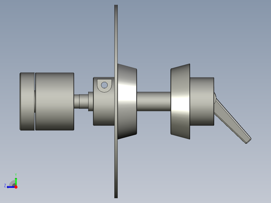 放料盘总成右视图