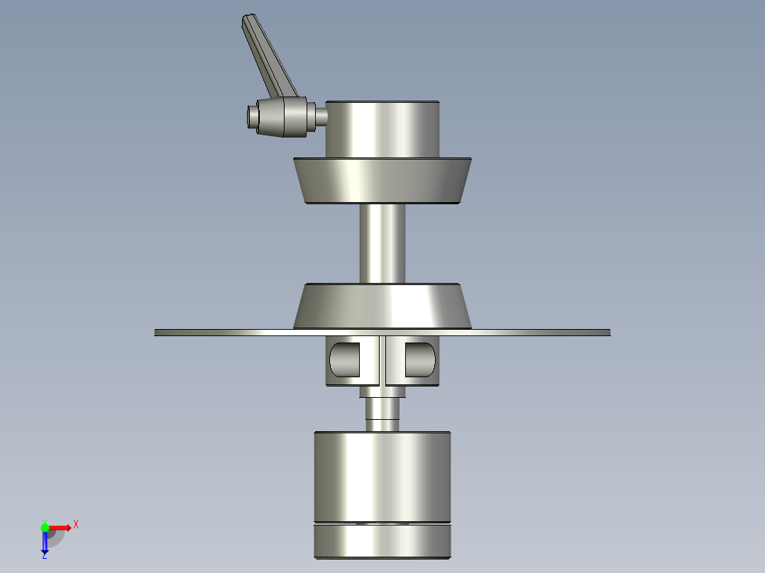 放料盘总成俯视图