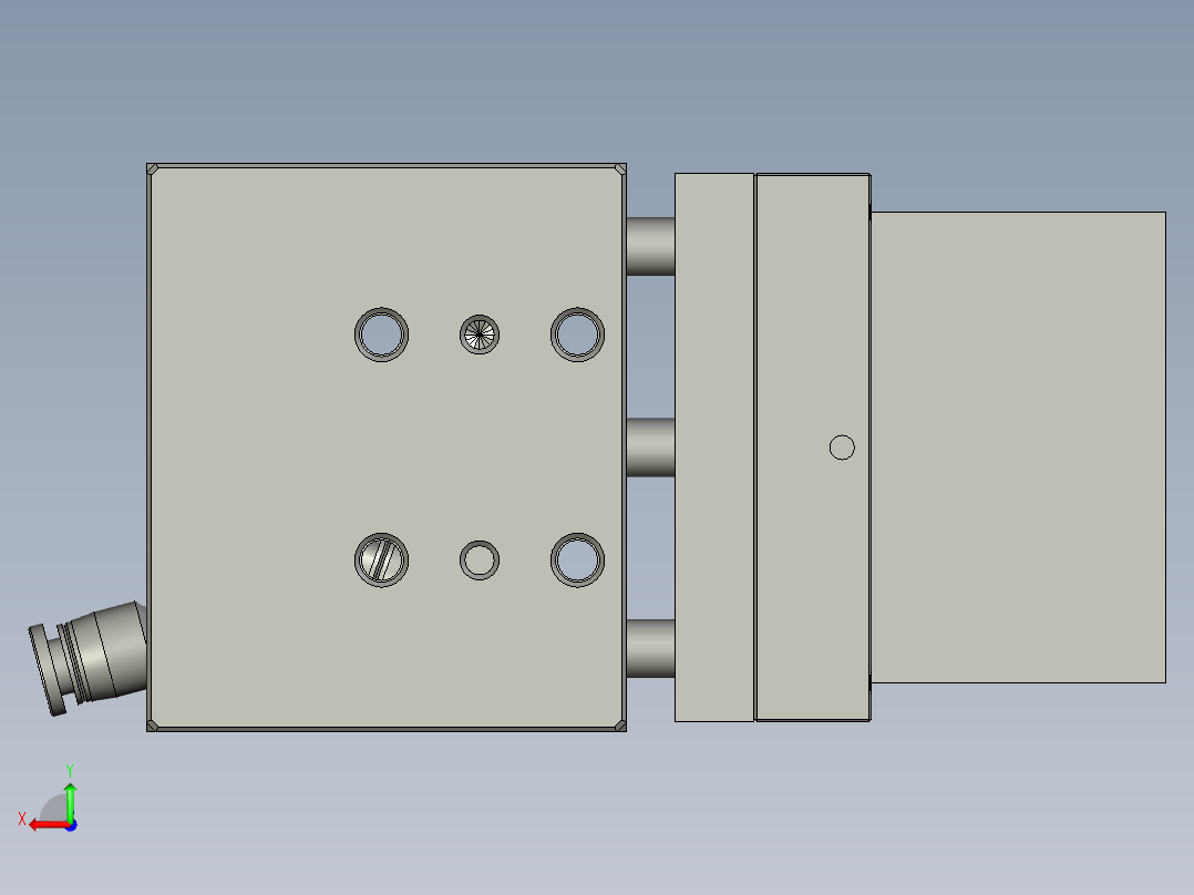 毛帽防转动机构后视图
