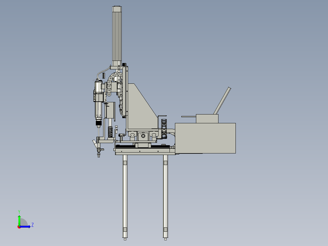 螺钉的枪机构左视图