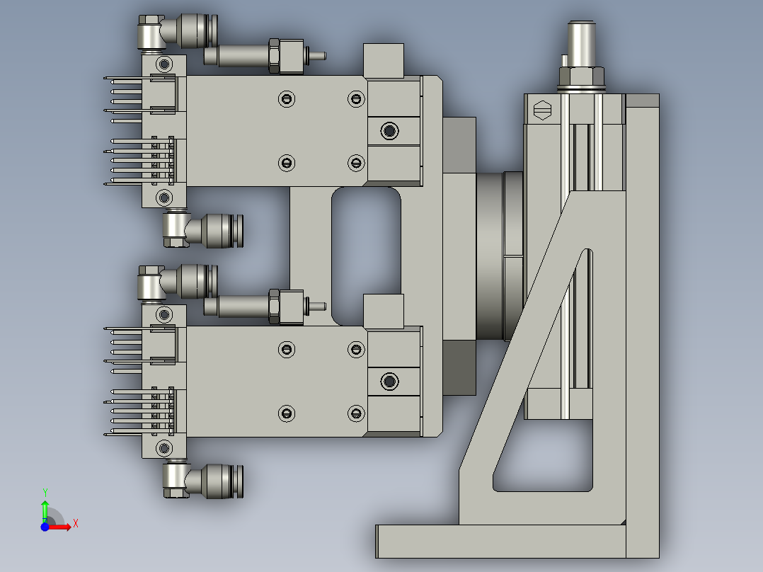 取料治具组件前视图