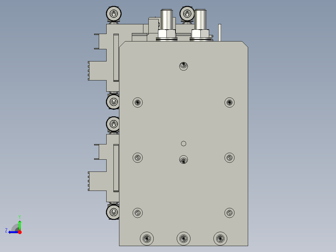 取料治具组件右视图