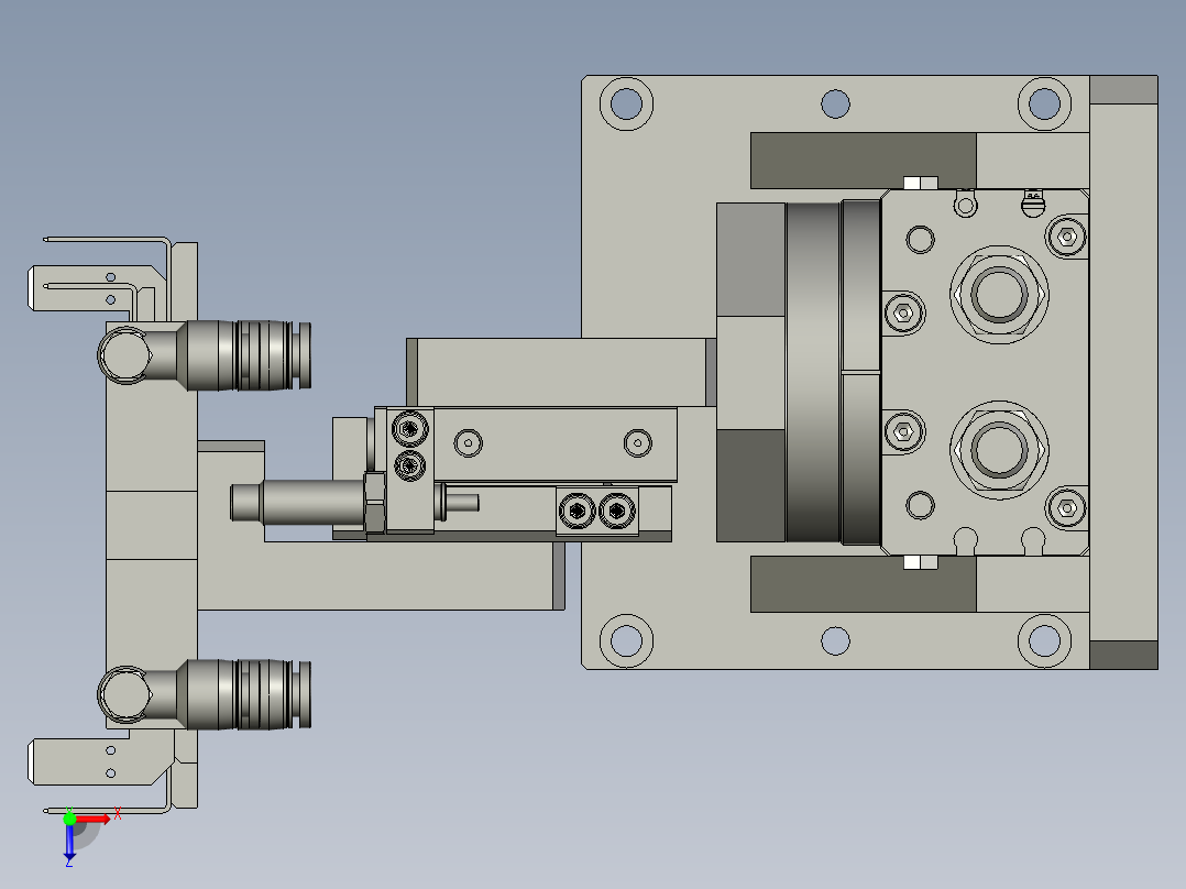 取料治具组件俯视图