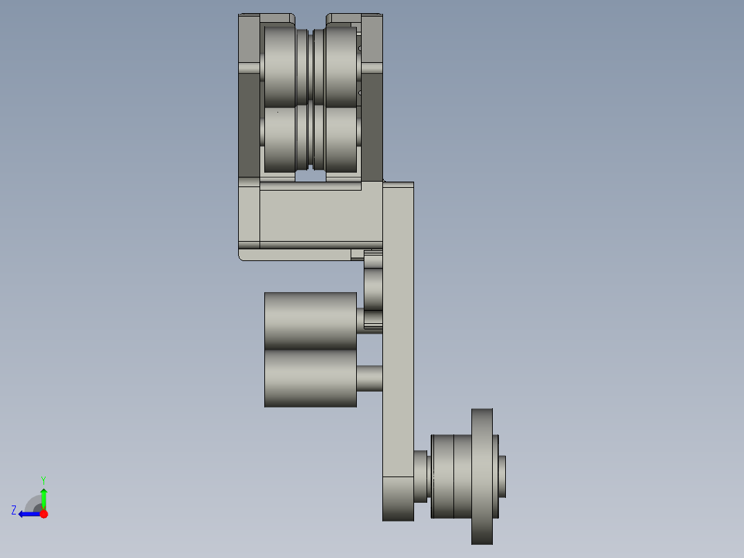封边机-贴胶模块--200右视图