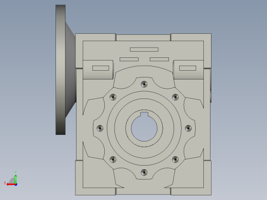 NMRV63蜗轮蜗杆减速机-A0后视缩略图