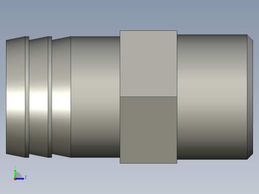 304宝塔1寸外牙-32mmZ001左视缩略图