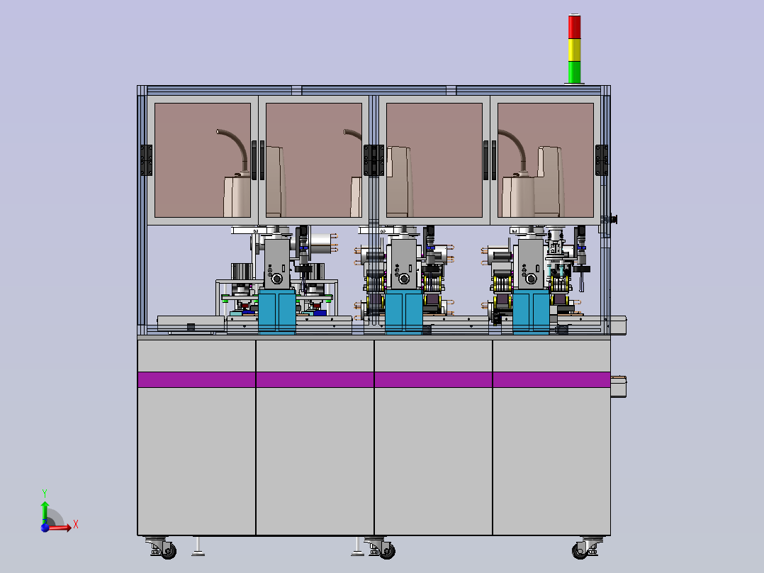 A4 AV自动贴片机前视图