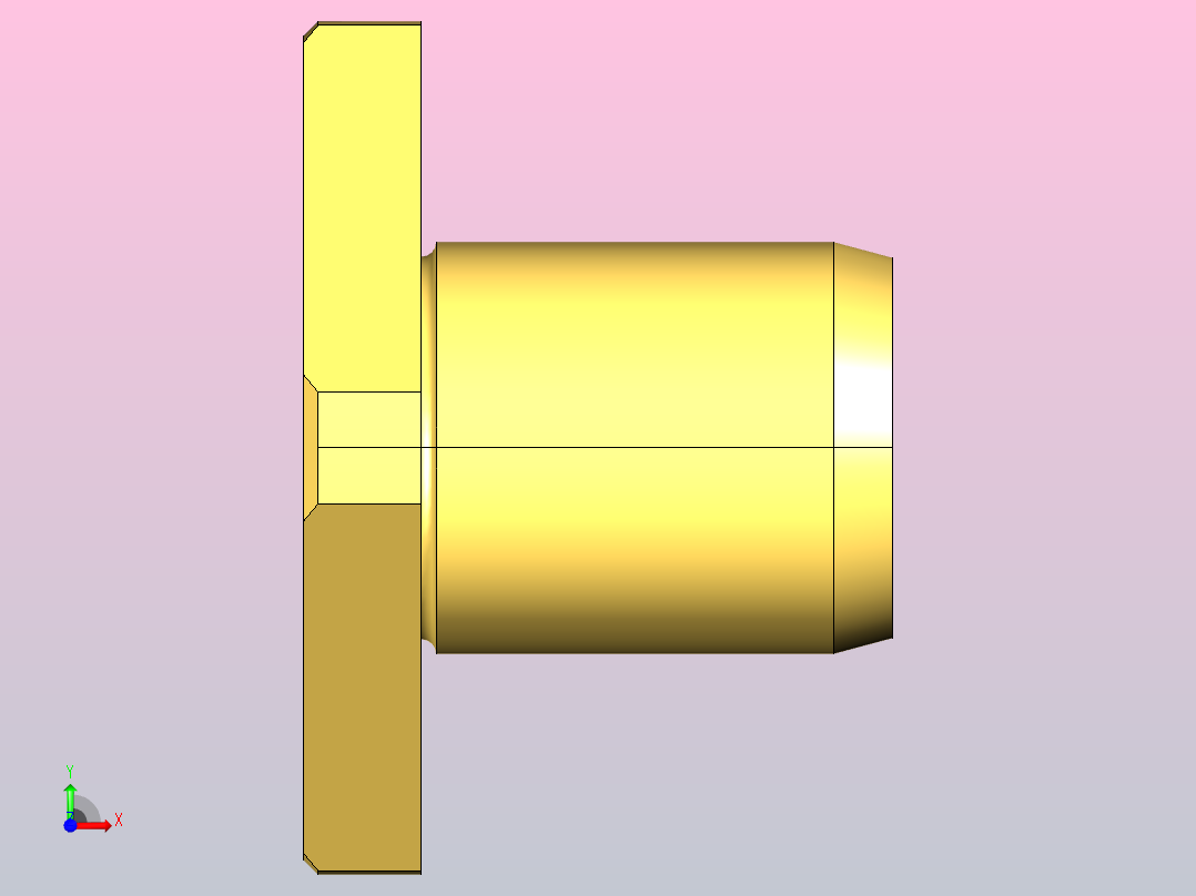WYPS方法兰型无油衬套[WYPSZ-d10-L20]前视图