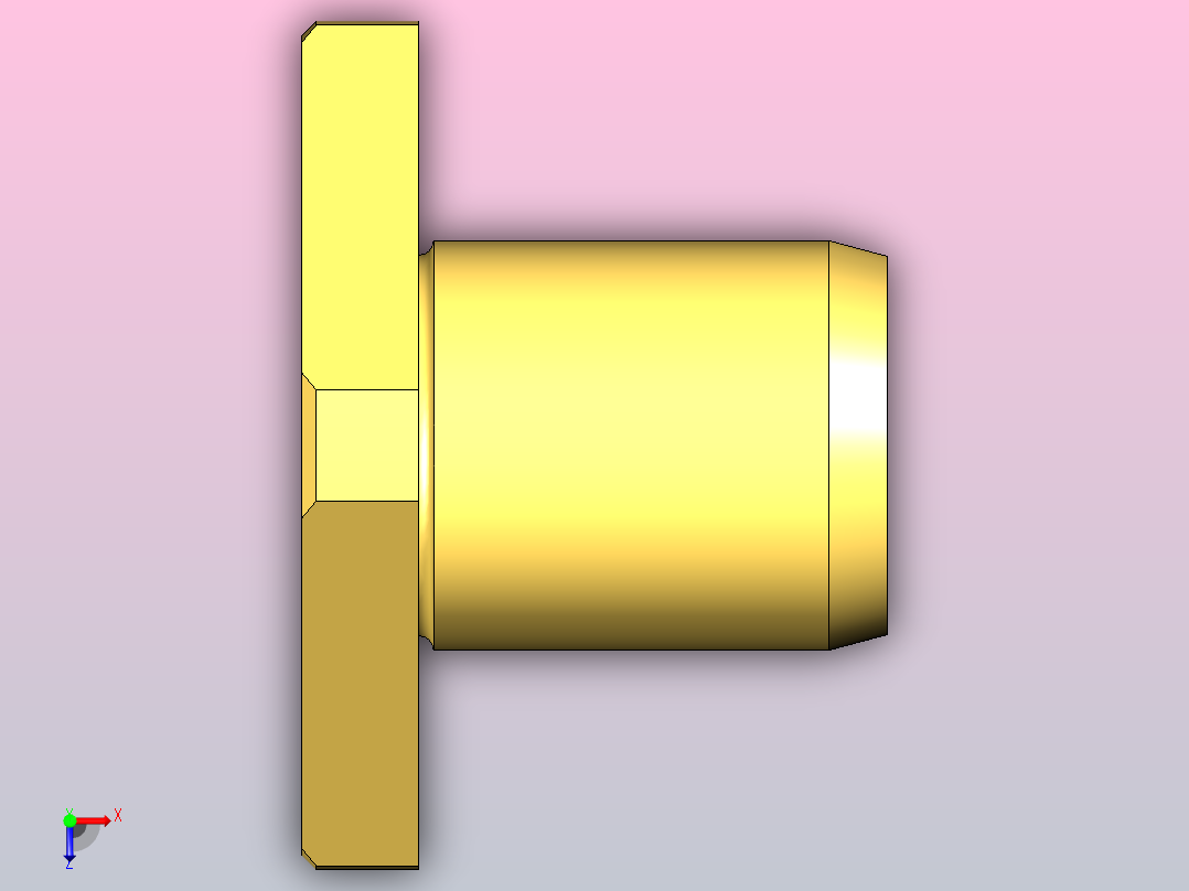 WYPS方法兰型无油衬套[WYPSZ-d10-L20]俯视图