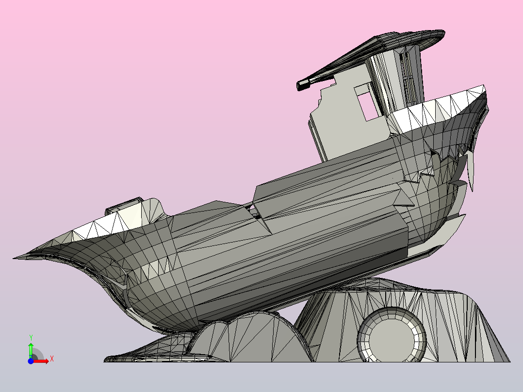 海洋生物鱼类shipwreck前视图