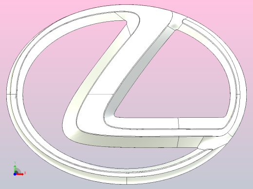 雷克萨斯标志前视缩略图