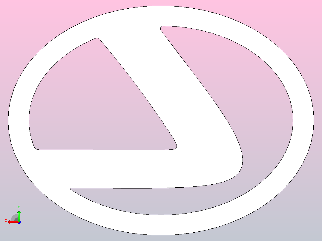 雷克萨斯标志后视图