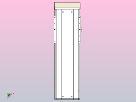 日规模组半封闭丝杆TPA-HNR-220D-3210C-L400-MP-C-P1K-N3俯视缩略图