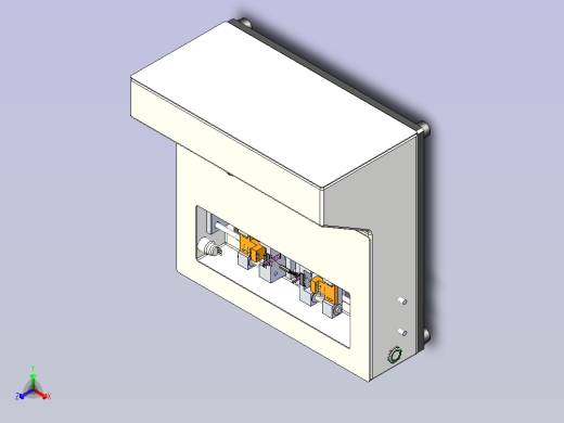 一款线材导通测试治具3D图纸