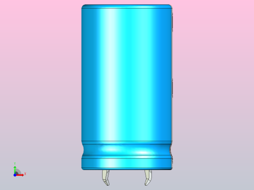 22 x 40蓝白底片电解电容器前视缩略图
