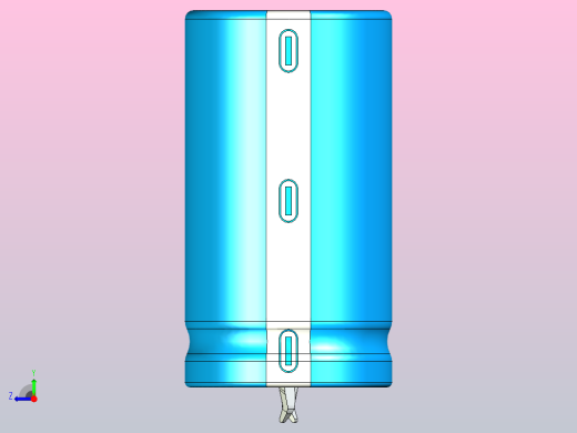 22 x 40蓝白底片电解电容器右视缩略图