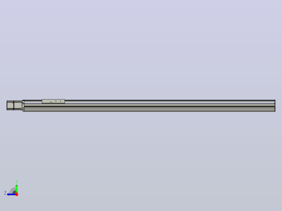 MT136BS半封闭丝杆滑台[MT136BS.L#.1250.BC.P40.C3]右视图