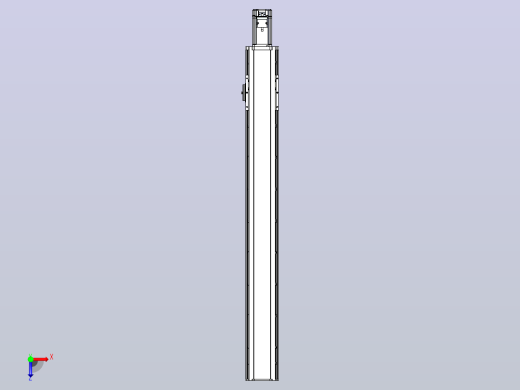 日规模组半封闭丝杆TPA-HNR-105D-1610C-L800-M-C-P40-N3俯视缩略图