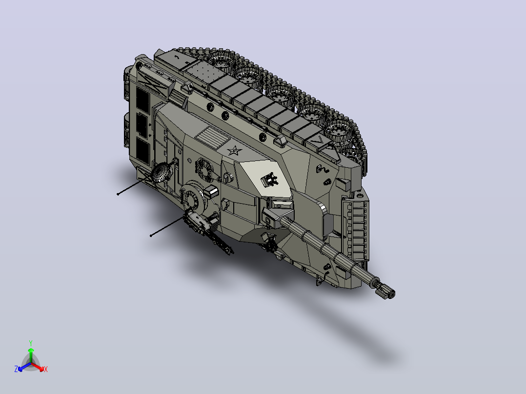 坦克 (tanks)主视图