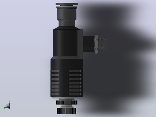 ISE-G 带节流消声器的快速排气阀-G螺纹_ISE10-G01俯视缩略图