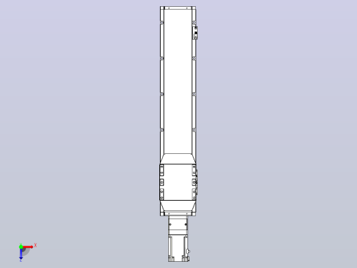 滚珠丝杠直线轴内置导轨TPA-GCR-150-2010C-L600-M-M75-N3俯视缩略图