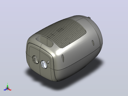 便携式空调简易模型3D图纸 STEP格式