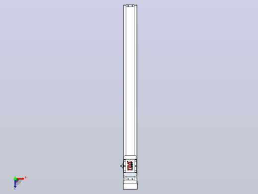 滚珠丝杠直线轴带导轨全封闭TPA-HCR-65S-1610C-L700-MP-Y-P20-N3俯视缩略图