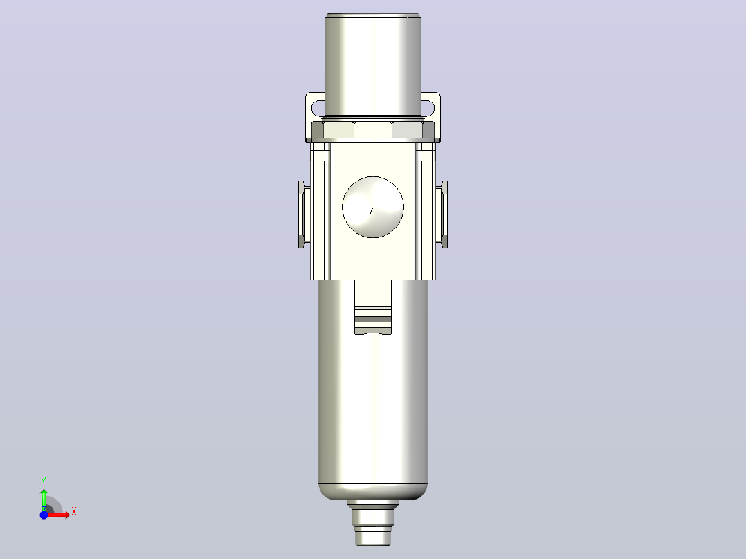 GAFR400调压过滤器前视图