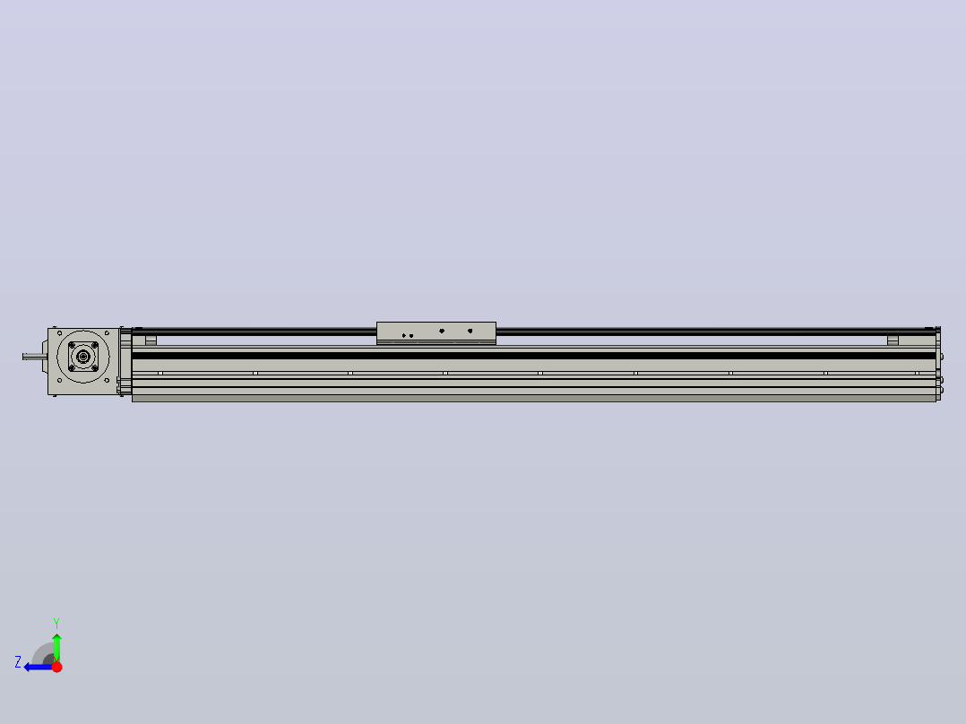 MT120BT半封闭皮带滑台[MT120BT.L100.600.RT.P40.C3]右视图
