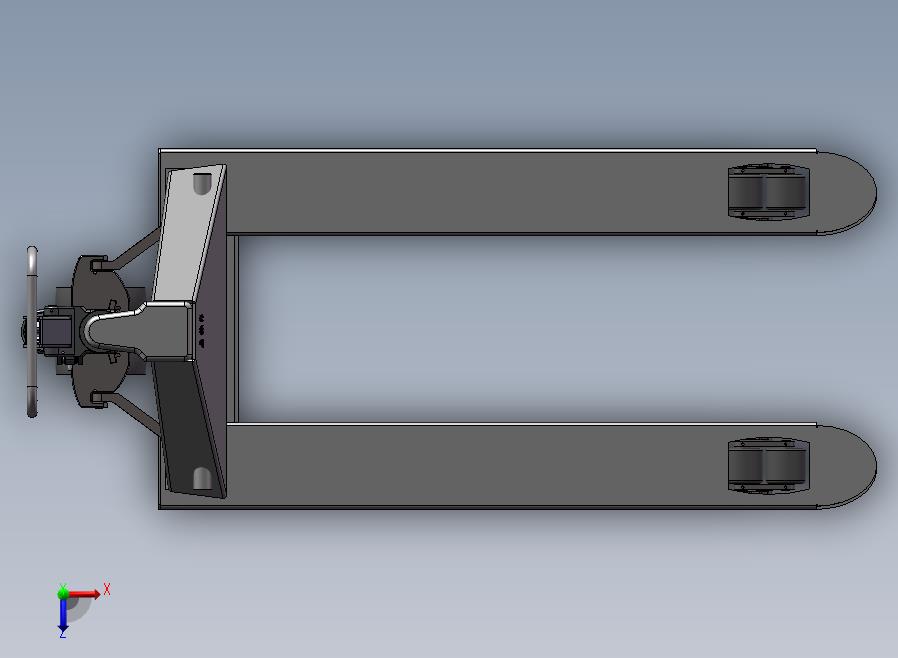 A34-液压车俯视图