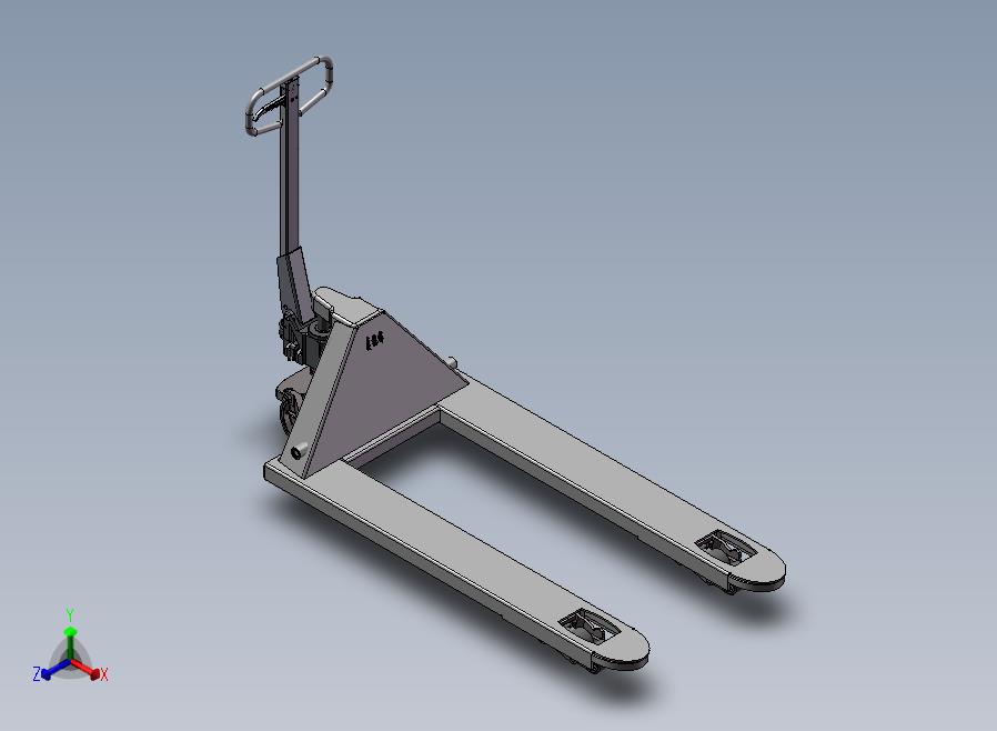 A34-液压车正等轴测图