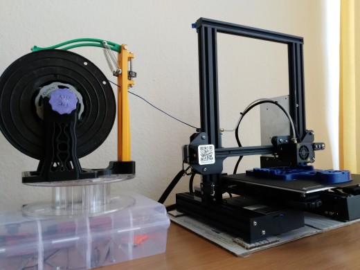 3D打印机丝线轴保持架3D数模图纸 STP格式缩略图