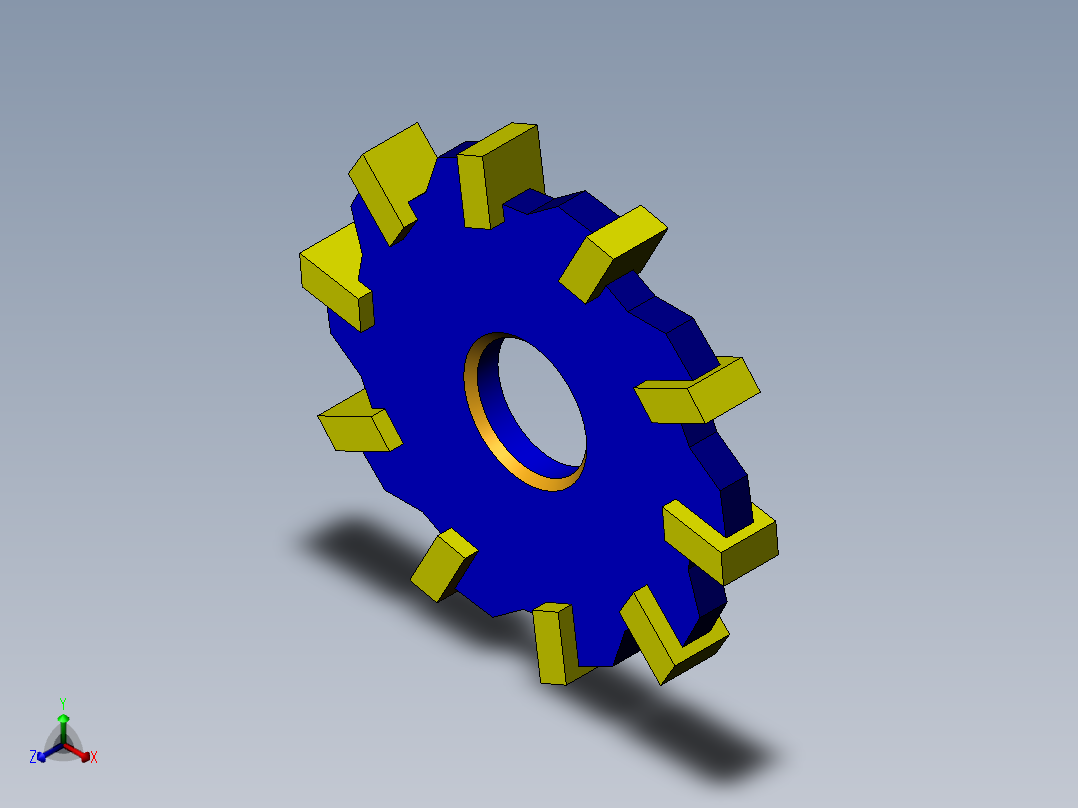铣刀洗刀钻头机床刀具花键铣削刀具2013正等轴测图