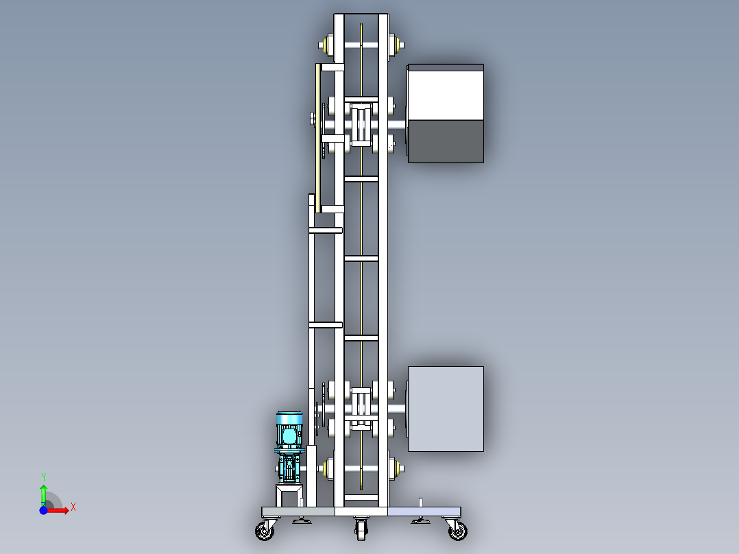 小型提升机H496前视图
