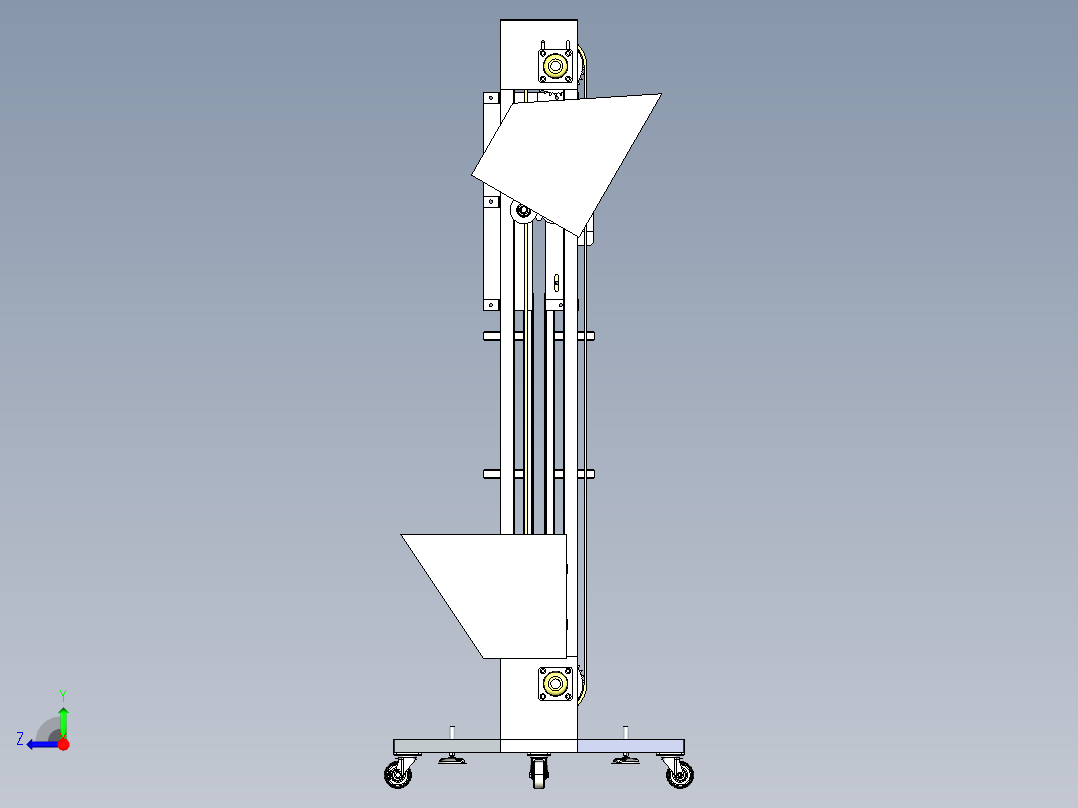 小型提升机H496右视图