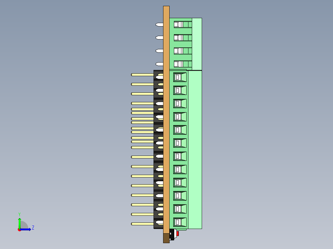 Arduino Screw Shield II左视图